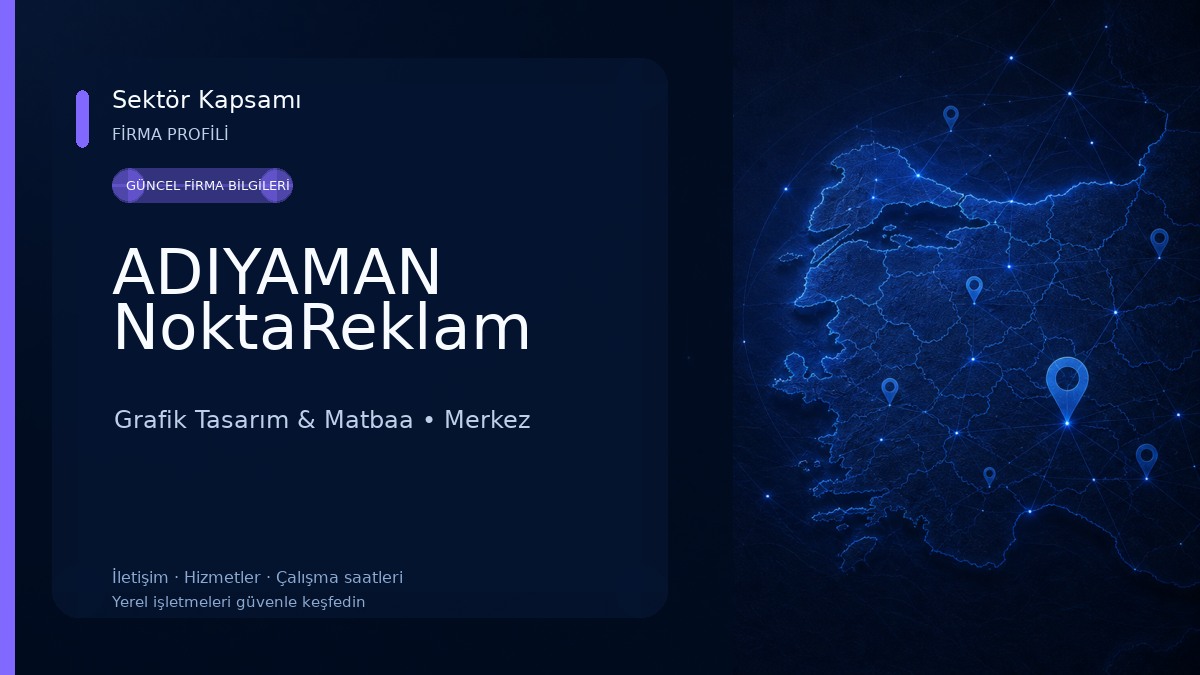 ADIYAMAN NoktaReklam 
