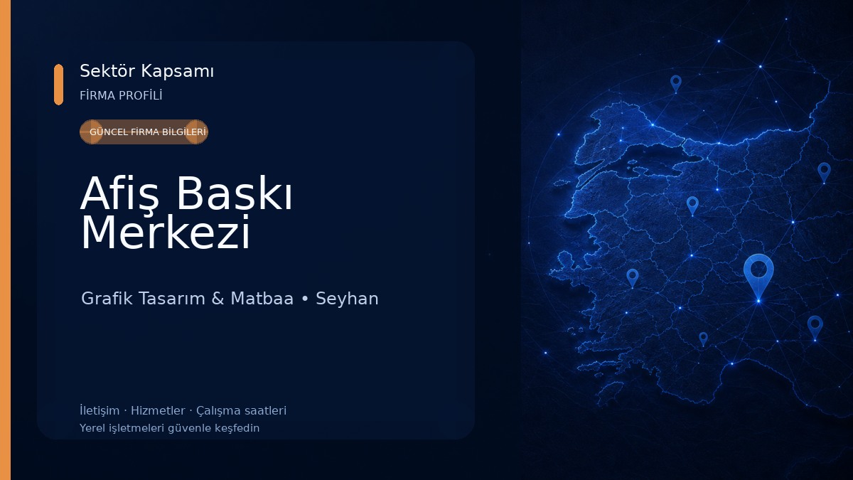 Afiş Baskı Merkezi Grafik Tasarım & Matbaa