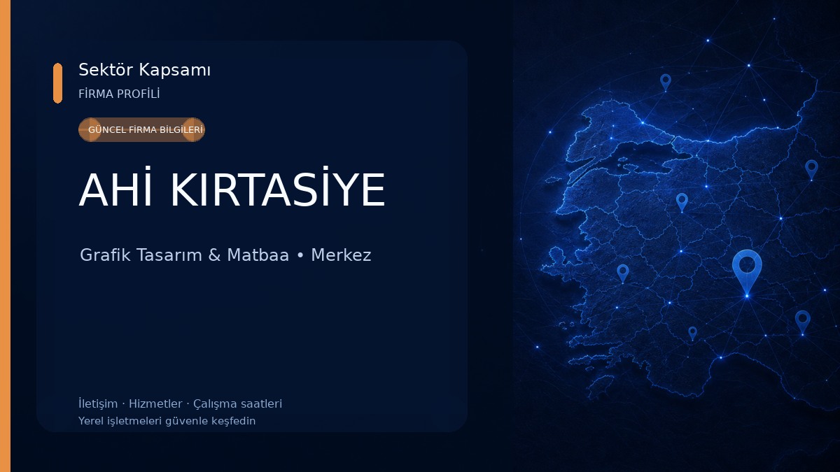 AHİ KIRTASİYE Grafik Tasarım & Matbaa