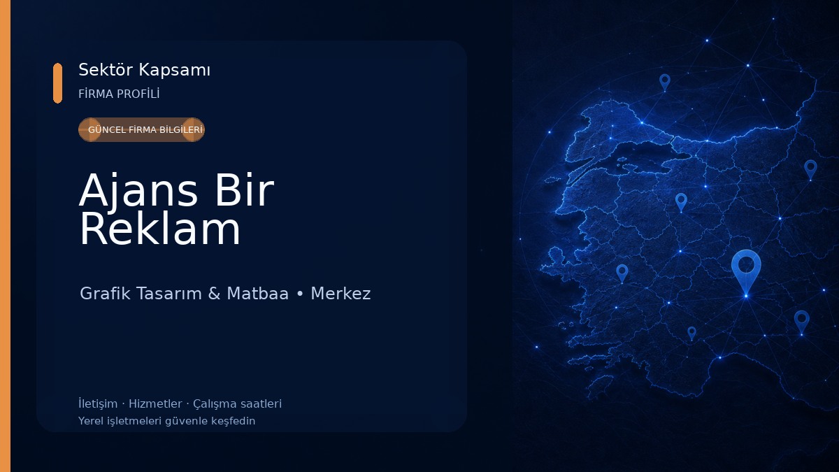 Ajans Bir Reklam Grafik Tasarım & Matbaa