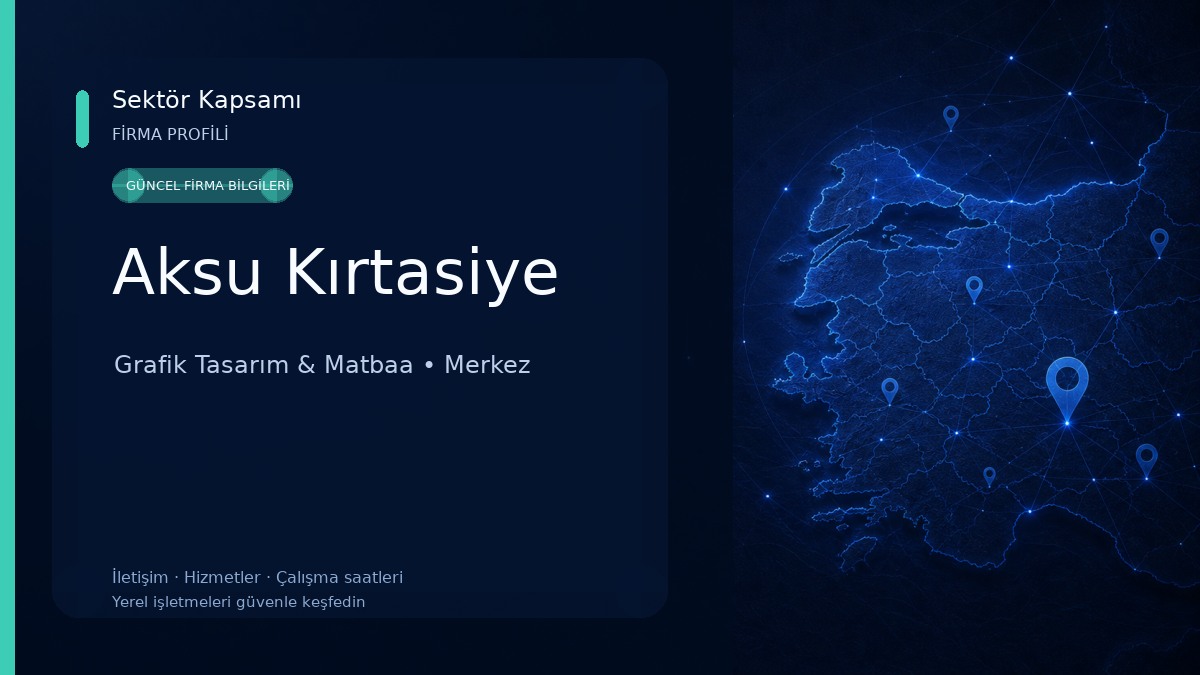 Aksu Kırtasiye Grafik Tasarım & Matbaa