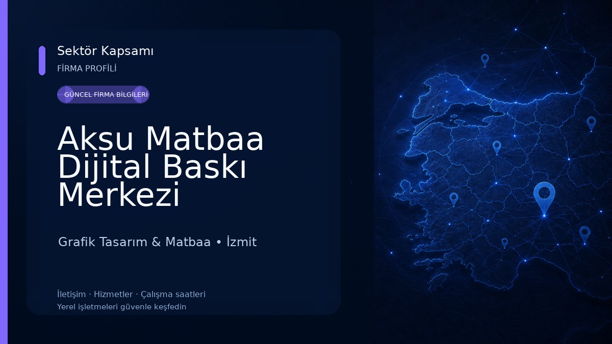Aksu Matbaa Dijital Baskı Merkezi