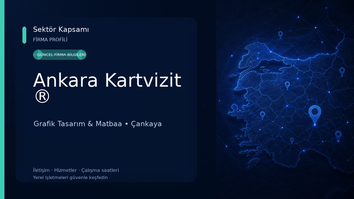Ankara Kartvizit ® Grafik Tasarım & Matbaa