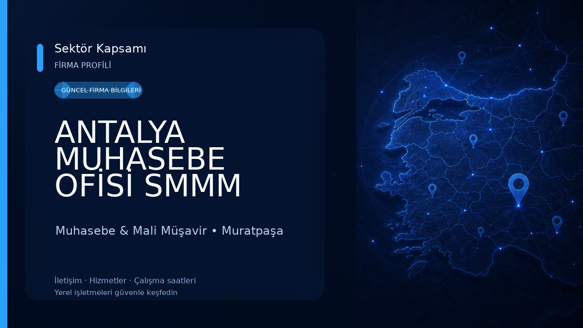 ANTALYA MUHASEBE OFİSİ SMMM ÖNDER KARAY