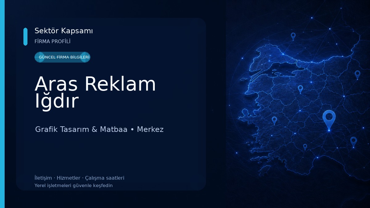 Aras Reklam Iğdır Grafik Tasarım & Matbaa