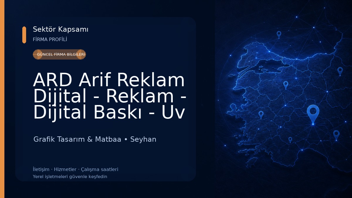 ARD Arif Reklam Dijital - Reklam - Dijital Baskı - Uv Baskı - Kaşe - Tabela