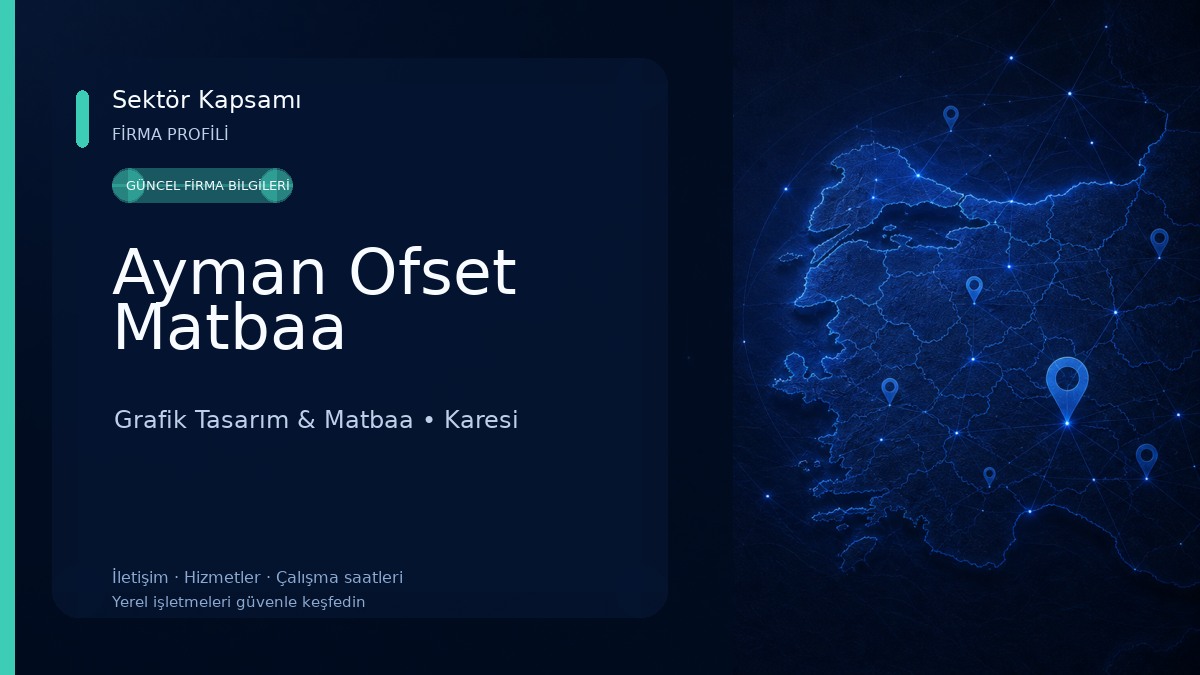Ayman Ofset Matbaa Grafik Tasarım & Matbaa