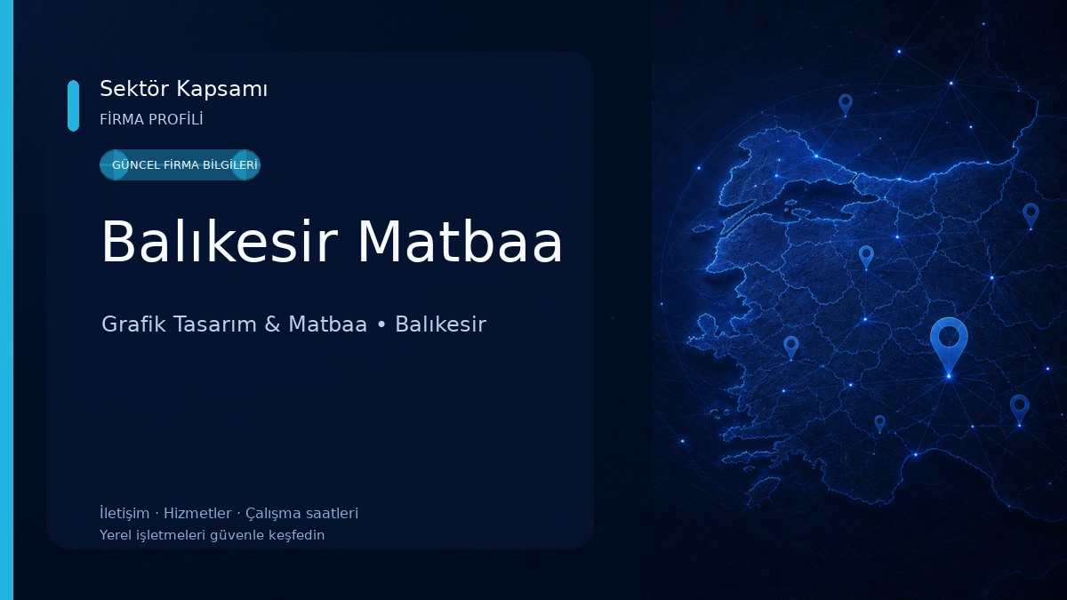 Balıkesir Matbaa Grafik Tasarım & Matbaa