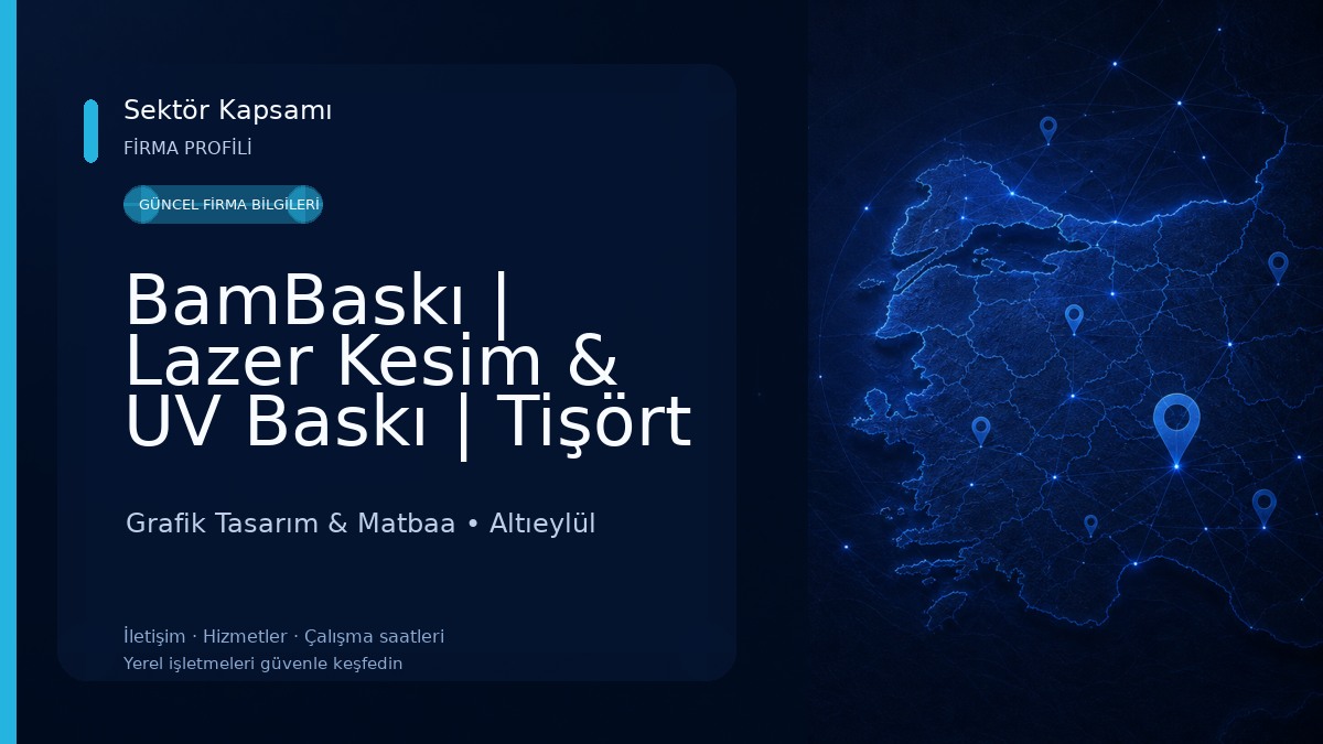BamBaskı | Lazer Kesim & UV Baskı | Tişört & Tekstil Baskı | Promosyon Ürünler | Plaket Baskı | Cam Baskı | Taş Baskı | Grafik Tasarım & Matbaa