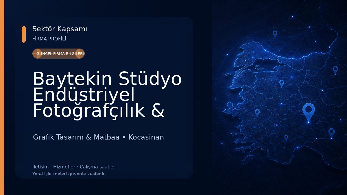 Baytekin Stüdyo Endüstriyel Fotoğrafçılık & Matbaacılık - Kayseri Katalog Grafik Tasarım & Matbaa