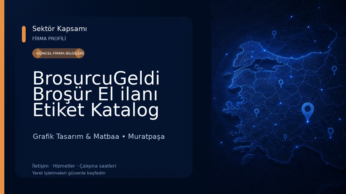 BrosurcuGeldi Broşür El ilanı Etiket Katalog Basımı Matbaa Grafik Tasarım Uygun Fiyat Grafik Tasarım & Matbaa