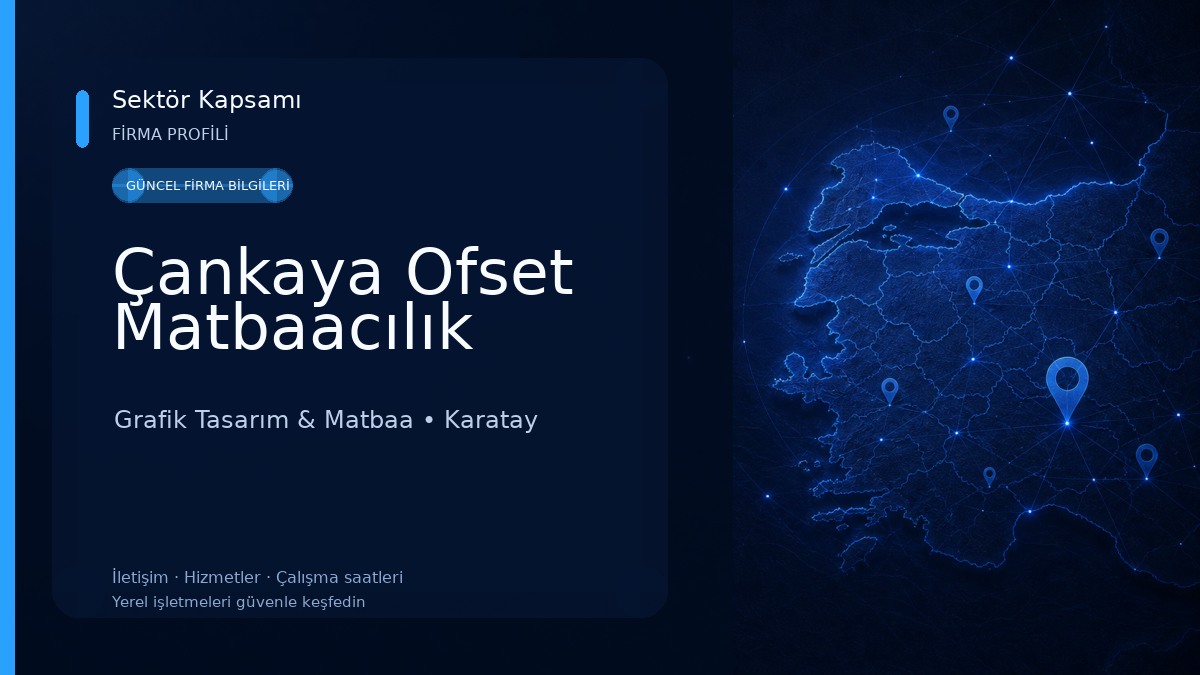 Çankaya Ofset Matbaacılık Grafik Tasarım & Matbaa