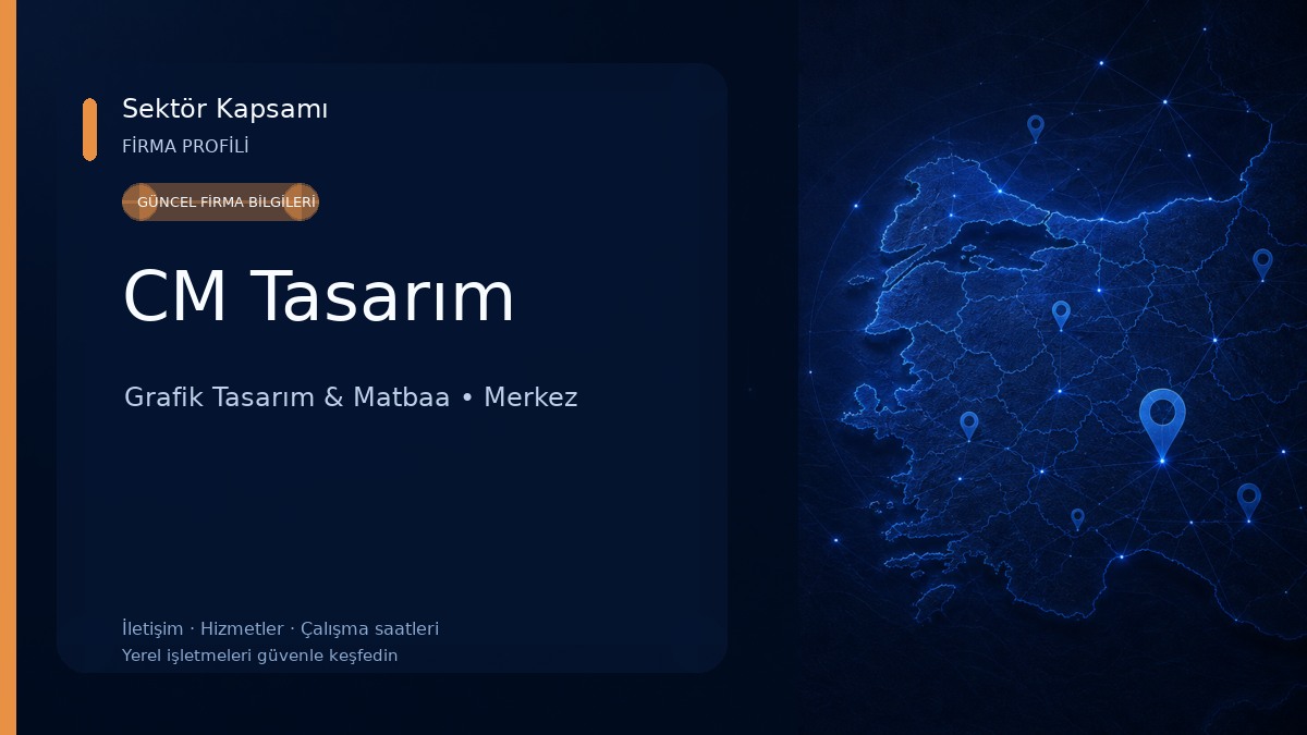 CM Tasarım Grafik Tasarım & Matbaa