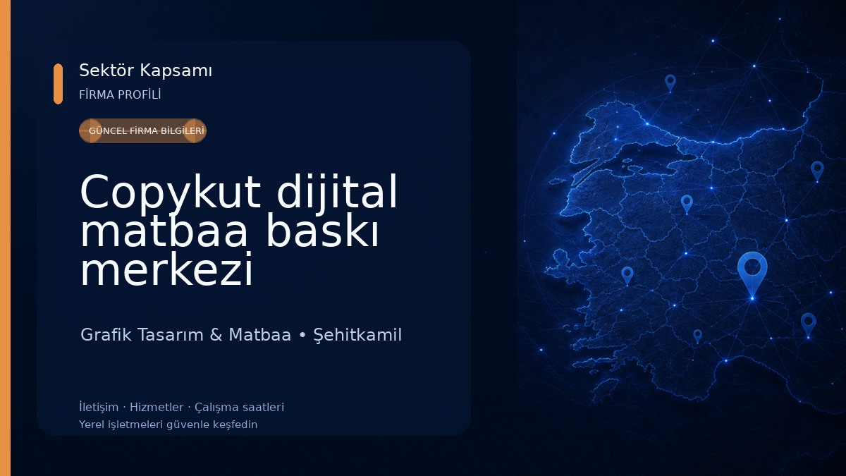 Copykut dijital matbaa baskı merkezi Grafik Tasarım & Matbaa