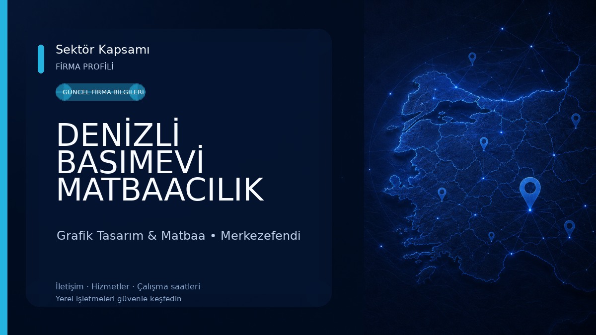 DENİZLİ BASIMEVİ MATBAACILIK AMBALAJ VE KAĞITÇILIK SANAYİ VE TİCARET LİMİTED ŞİRKETİ Grafik Tasarım & Matbaa