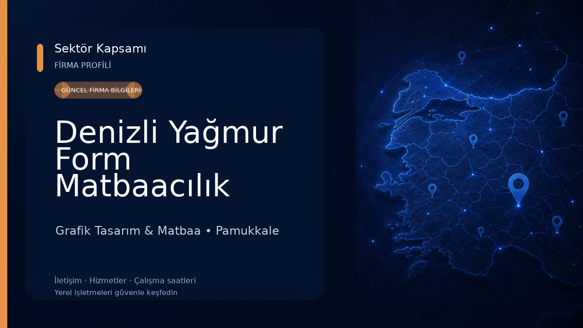Denizli Yağmur Form Matbaacılık 