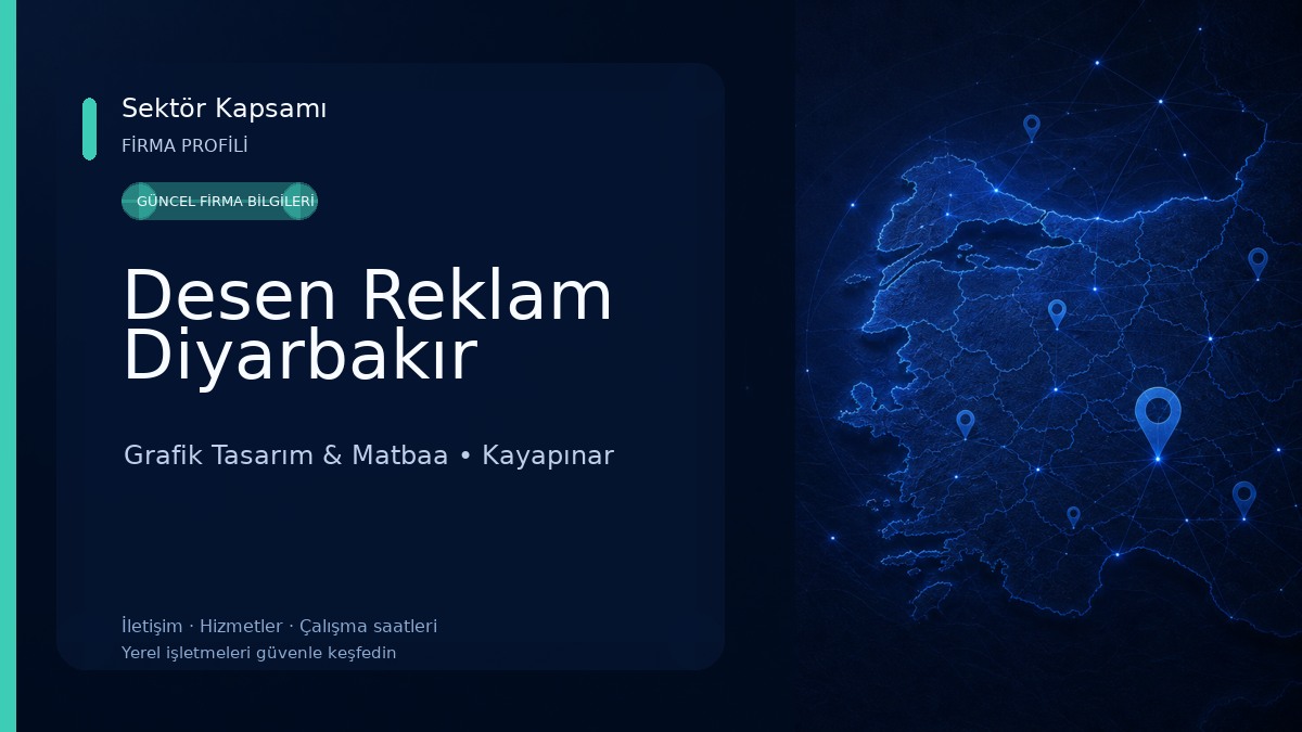 Desen Reklam Diyarbakır Grafik Tasarım & Matbaa