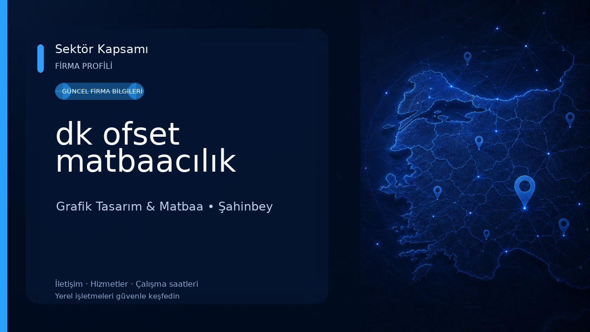 dk ofset matbaacılık Grafik Tasarım & Matbaa