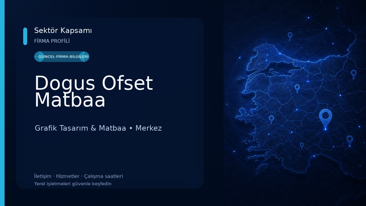 Dogus Ofset Matbaa Grafik Tasarım & Matbaa
