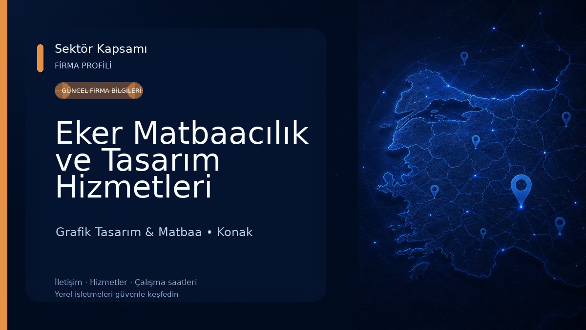 Eker Matbaacılık ve Tasarım Hizmetleri Grafik Tasarım & Matbaa