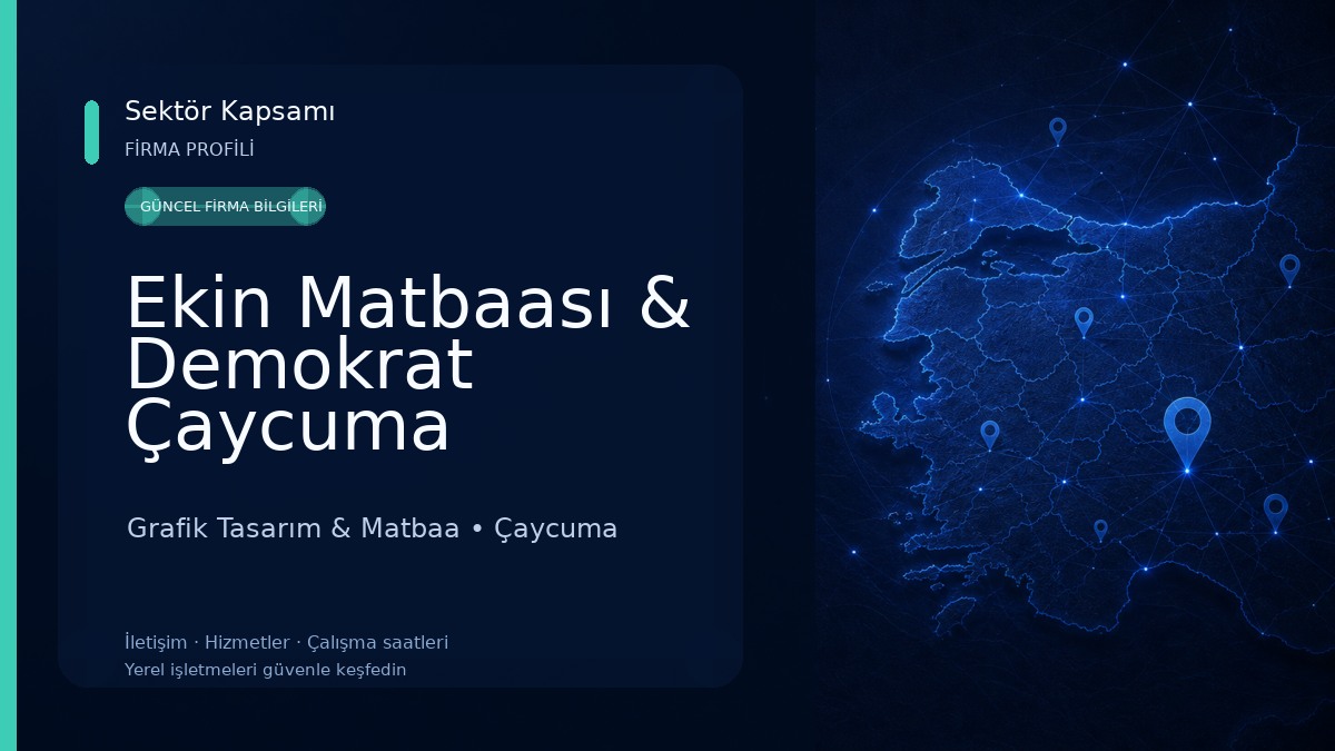 Ekin Matbaası & Demokrat Çaycuma Gazetesi Grafik Tasarım & Matbaa