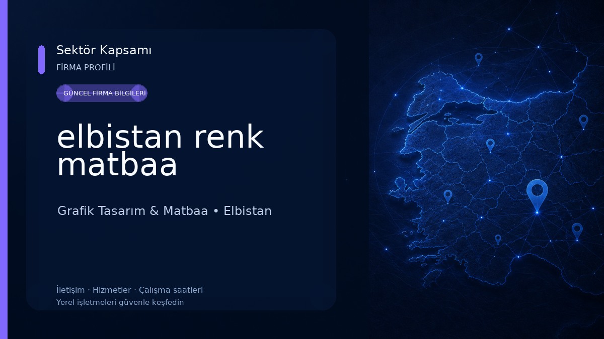 elbistan renk matbaa