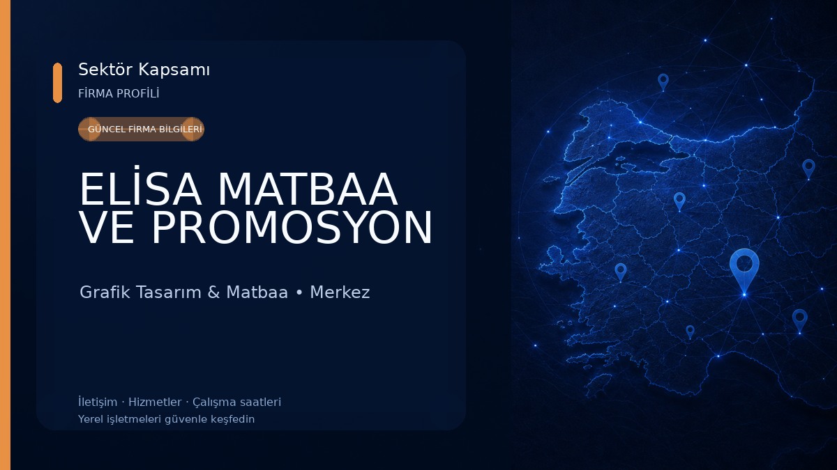 ELİSA MATBAA VE PROMOSYON