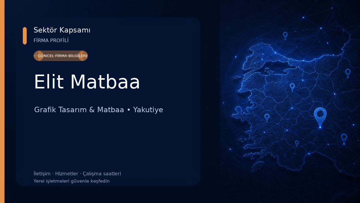 Elit Matbaa Grafik Tasarım & Matbaa