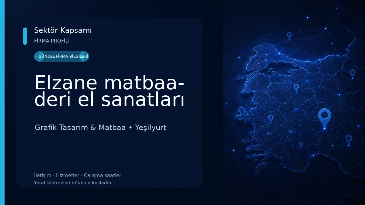 Elzane matbaa- deri el sanatları Grafik Tasarım & Matbaa