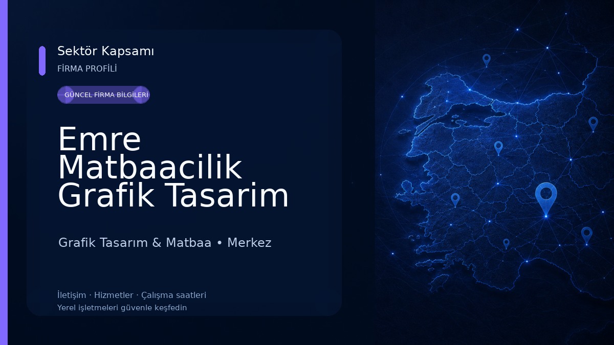 Emre Matbaacilik Grafik Tasarim