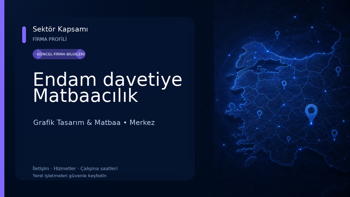 Endam davetiye Matbaacılık 