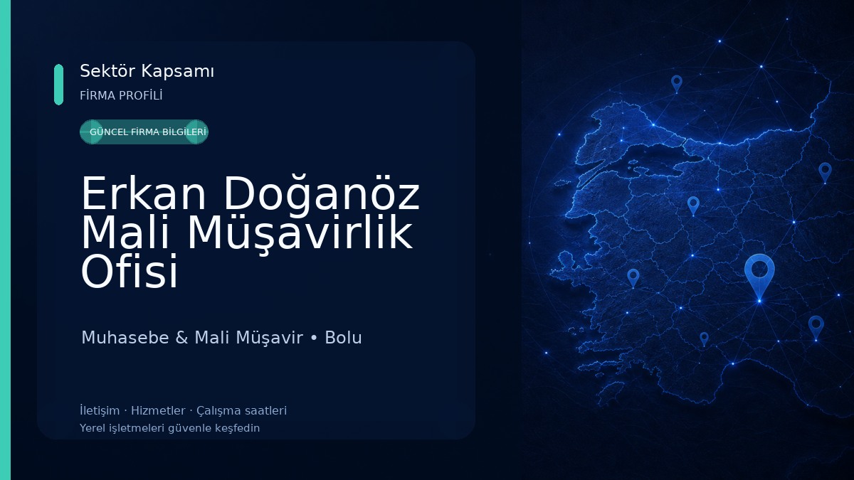 Erkan Doğanöz Mali Müşavirlik Ofisi Muhasebe & Mali Müşavir