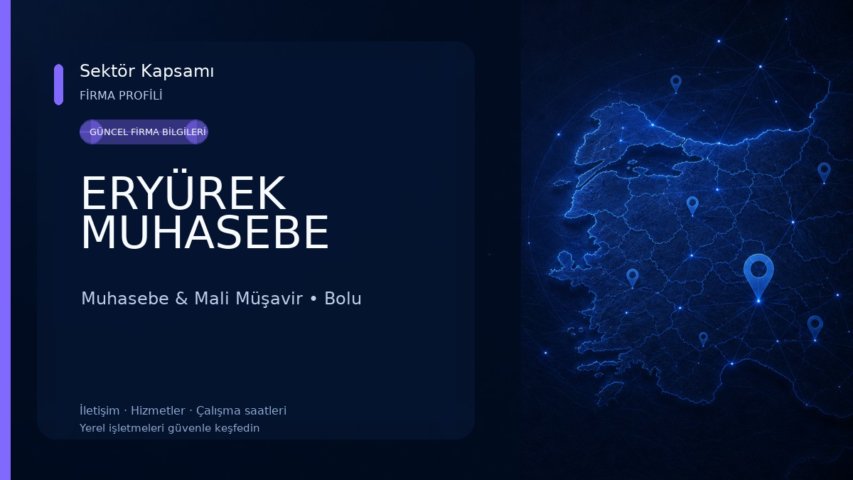 ERYÜREK MUHASEBE Muhasebe & Mali Müşavir