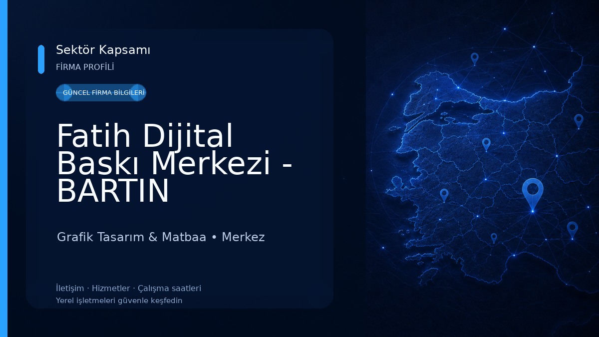 Fatih Dijital Baskı Merkezi - BARTIN