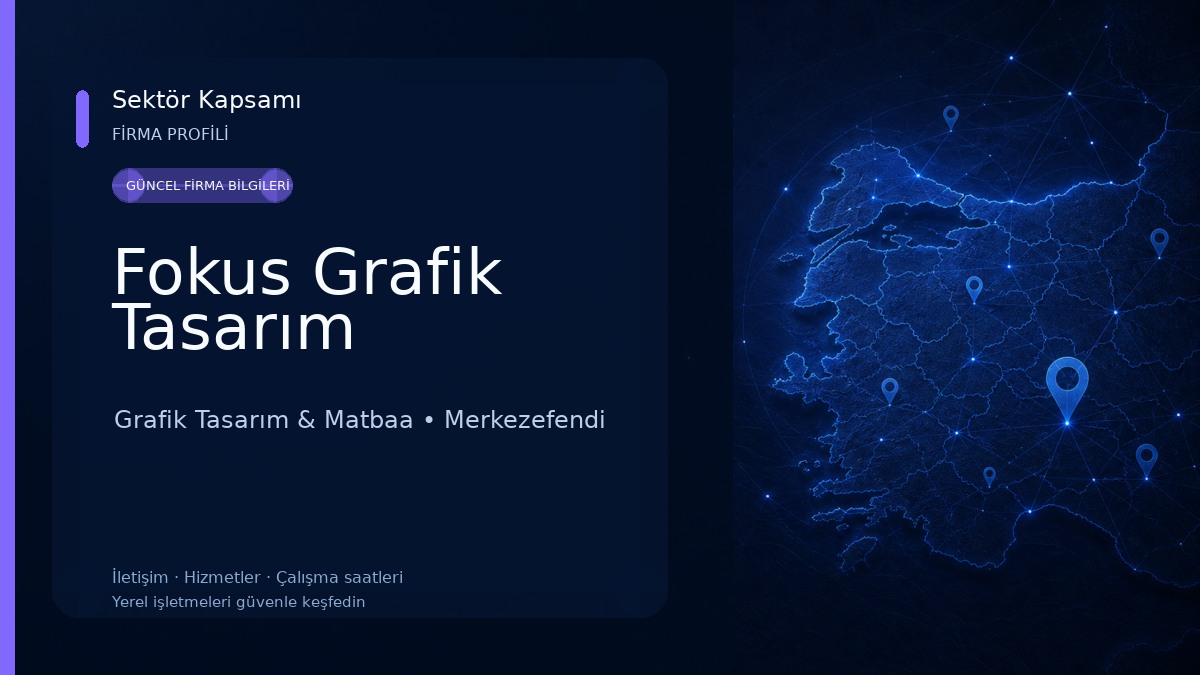 Fokus Grafik Tasarım Grafik Tasarım & Matbaa