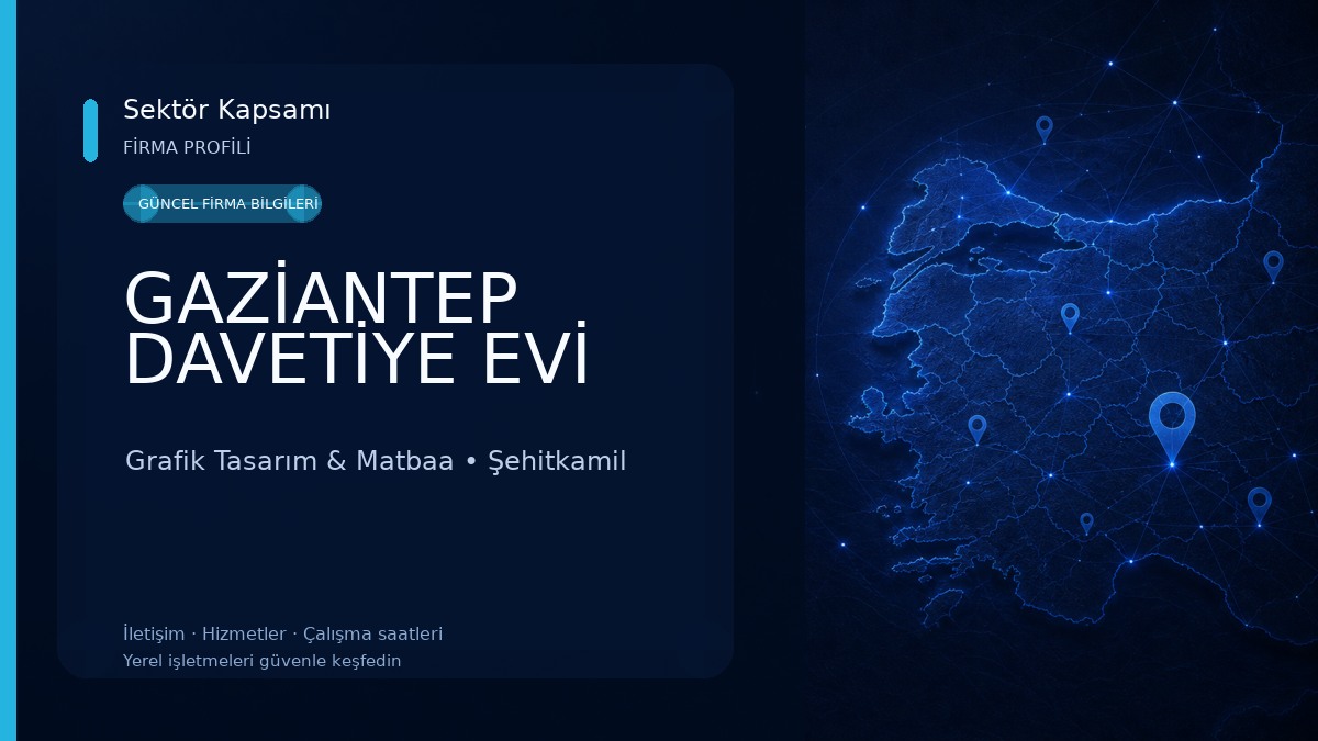 GAZİANTEP DAVETİYE EVİ Grafik Tasarım & Matbaa