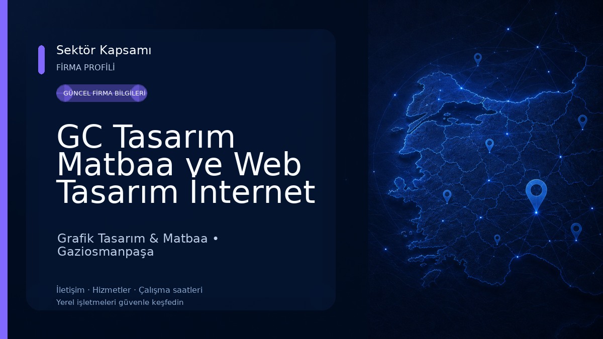 GC Tasarım Matbaa ve Web Tasarım İnternet Hizmetleri