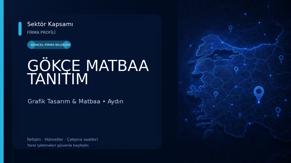GÖKÇE MATBAA TANITIM Grafik Tasarım & Matbaa