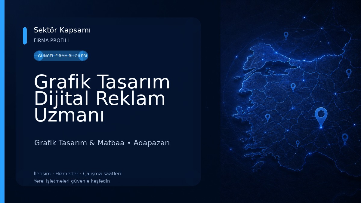 Grafik Tasarım Dijital Reklam Uzmanı Grafik Tasarım & Matbaa