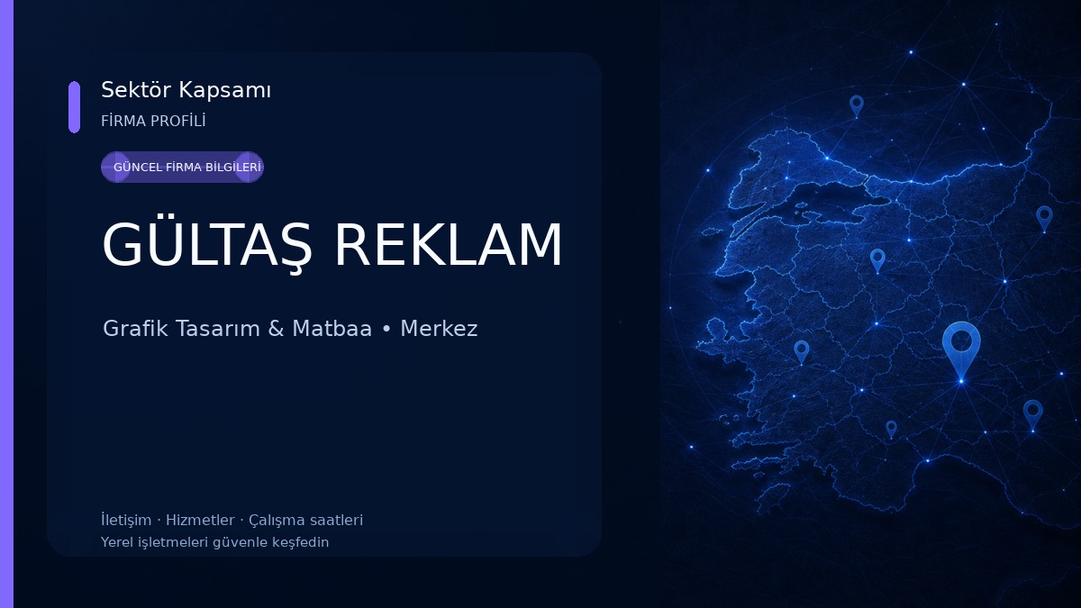 GÜLTAŞ REKLAM Grafik Tasarım & Matbaa