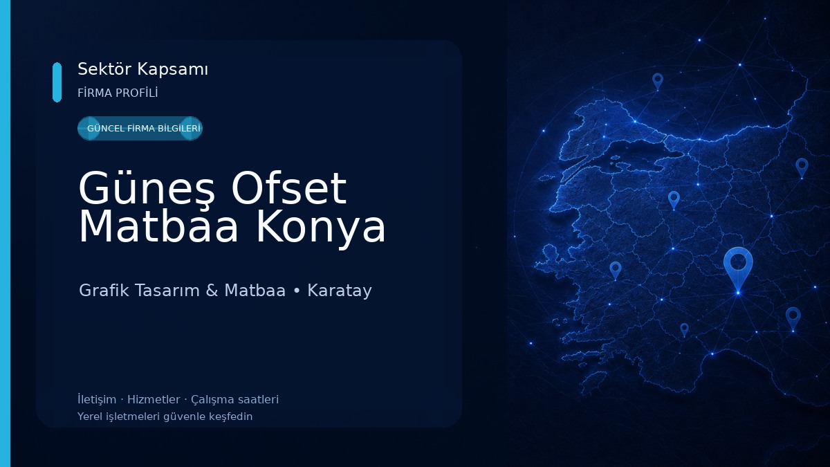 Güneş Ofset Matbaa Konya