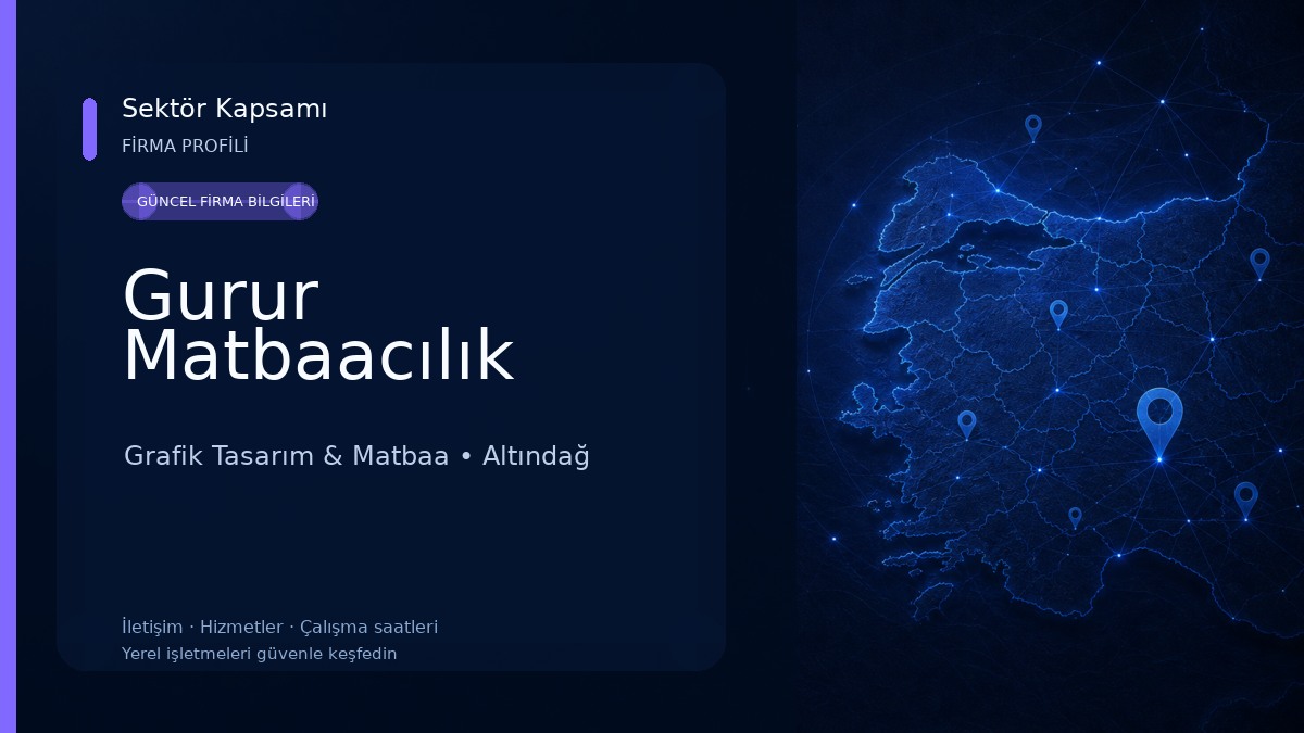 Gurur Matbaacılık Grafik Tasarım & Matbaa
