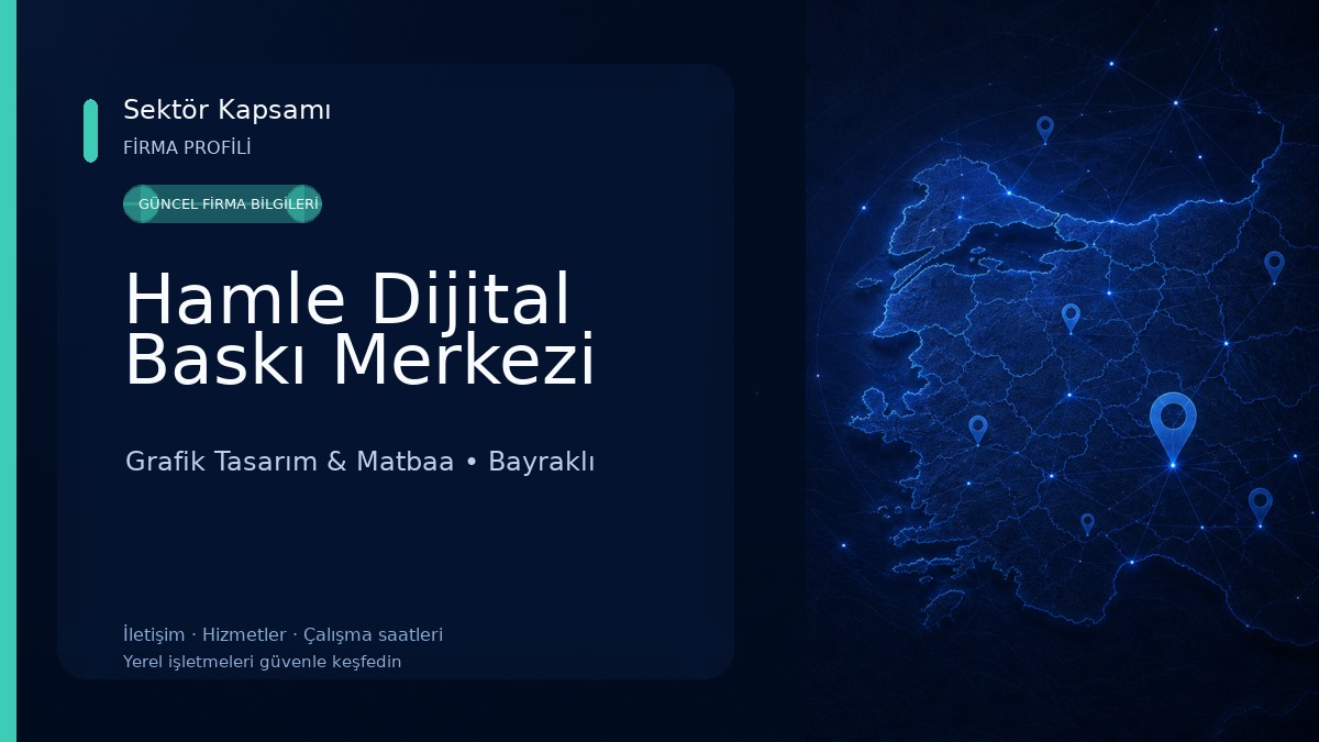 Hamle Dijital Baskı Merkezi Grafik Tasarım & Matbaa