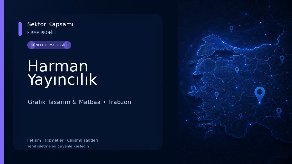 Harman Yayıncılık Grafik Tasarım & Matbaa
