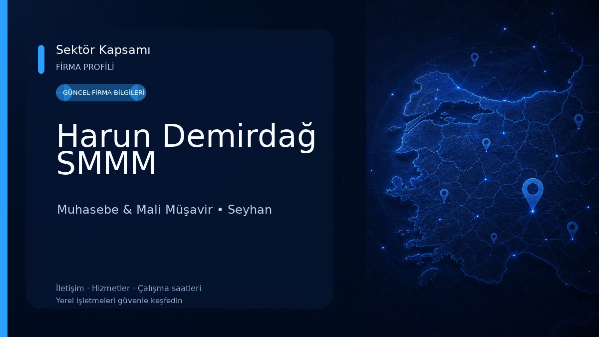 Harun Demirdağ SMMM Muhasebe & Mali Müşavir