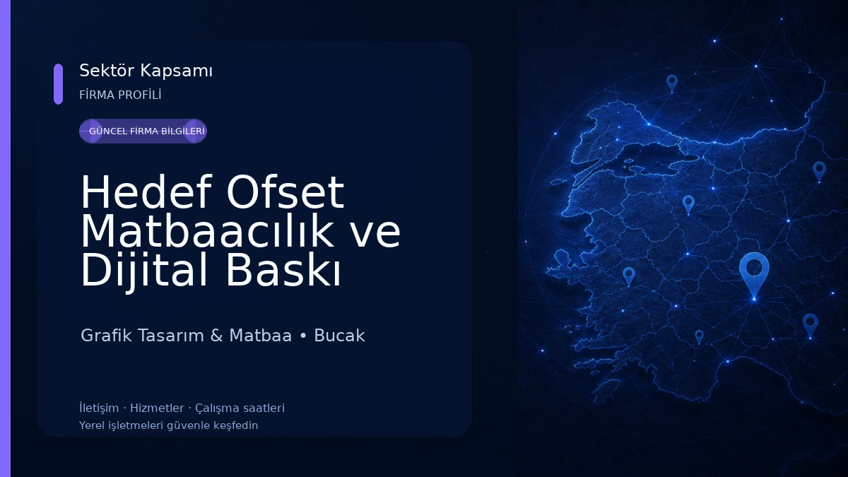 Hedef Ofset Matbaacılık ve Dijital Baskı Hizmetleri Grafik Tasarım & Matbaa