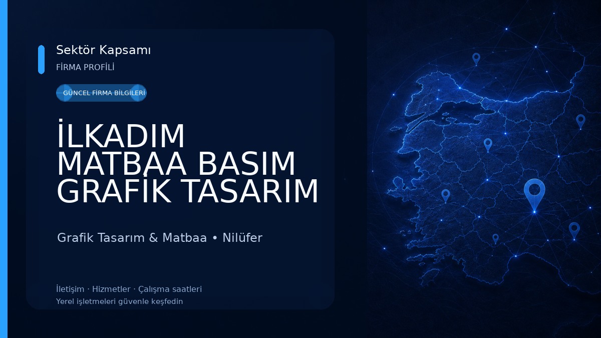 İLKADIM MATBAA BASIM GRAFİK TASARIM Grafik Tasarım & Matbaa