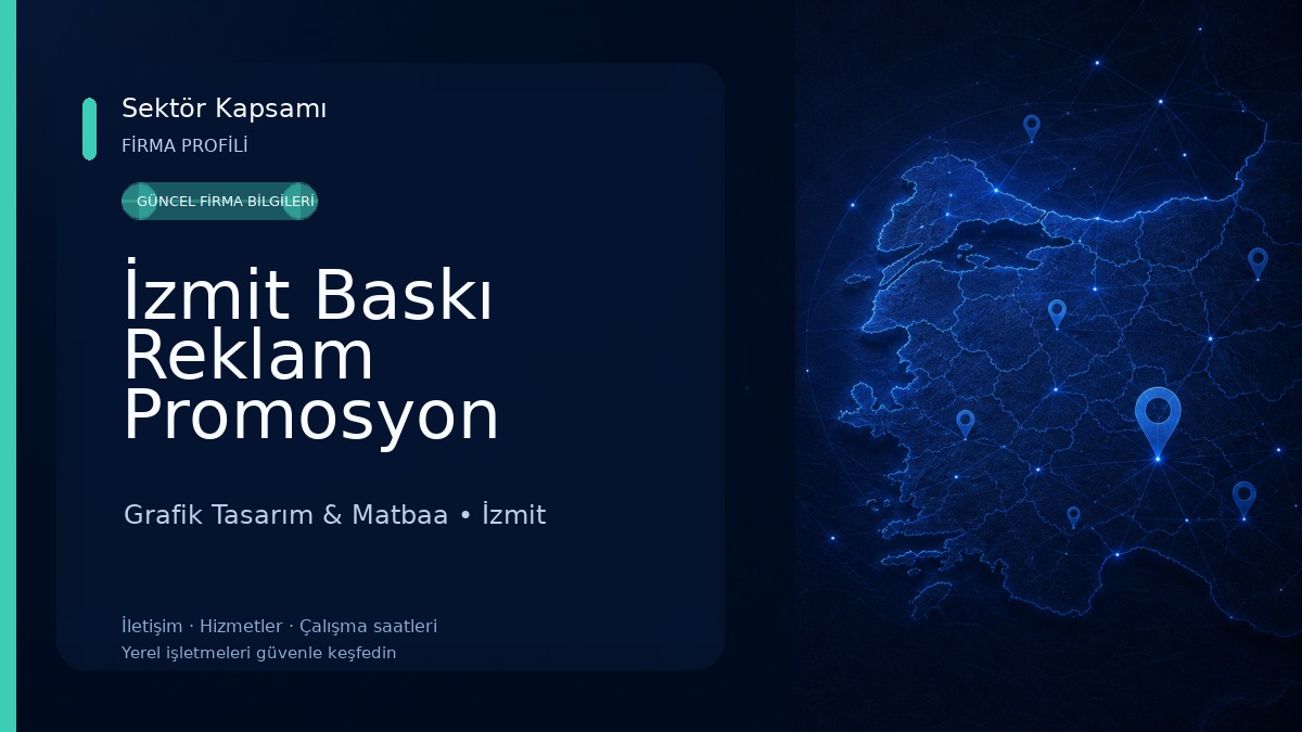 İzmit Baskı Reklam Promosyon