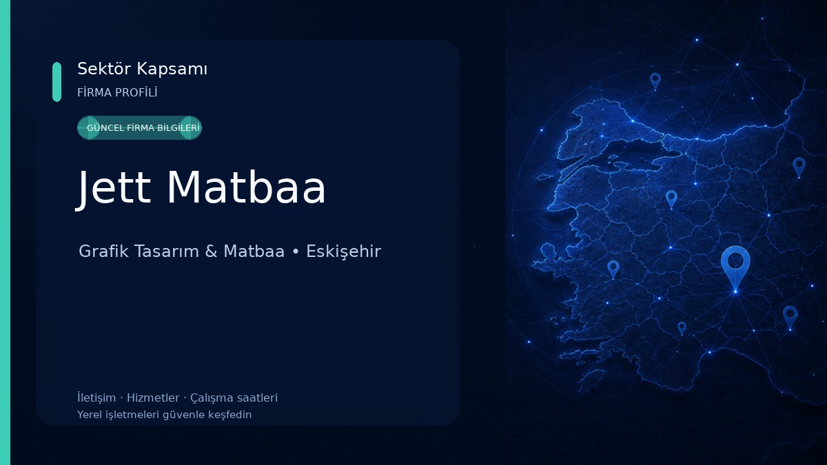 Jett Matbaa Grafik Tasarım & Matbaa