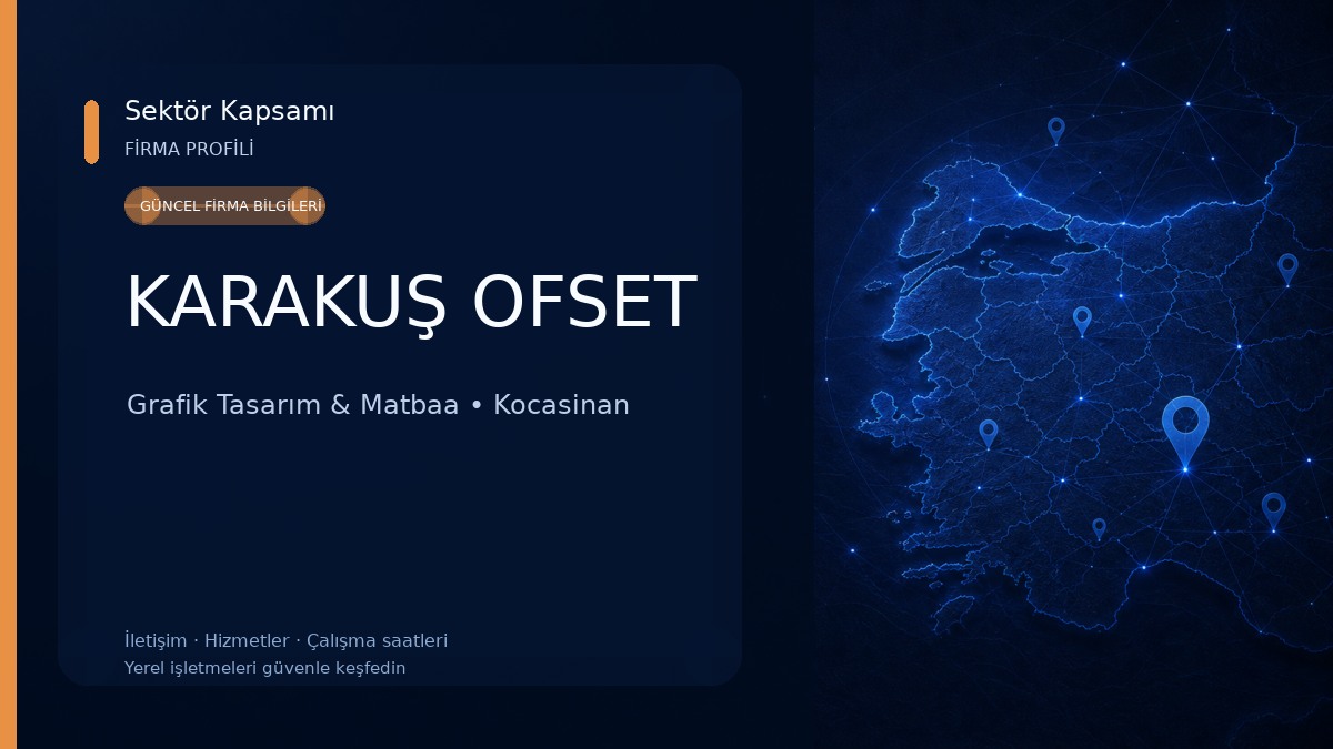 KARAKUŞ OFSET Grafik Tasarım & Matbaa